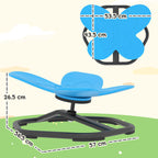 SEDOL Butterfly-Shaped Kids Swivel Chair – 360° Sensory Spinning Seat with Non-Slip Base, Steel Frame & Wide Fun Design for Ages 3-6