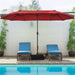4.5m Double-Sided Outdoor Garden Parasol