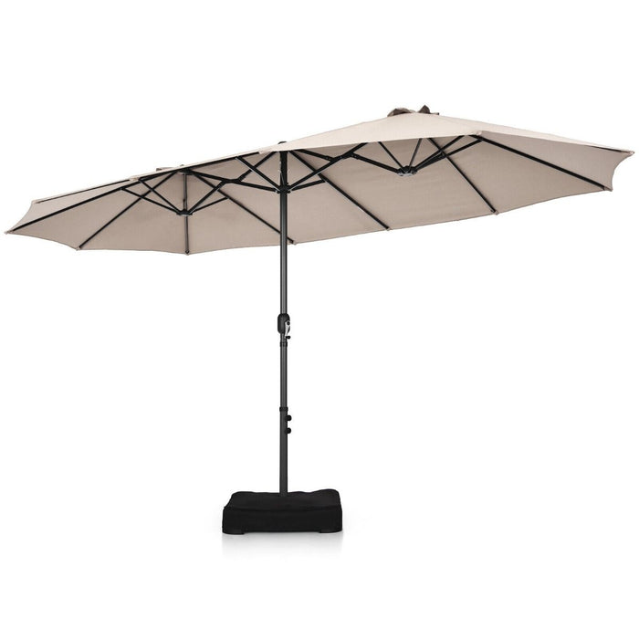 4.5m Double-Sided Outdoor Garden Parasol