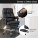Ergonomic Adjustable High Back Rolling Computer Chair with Retractable Footrest