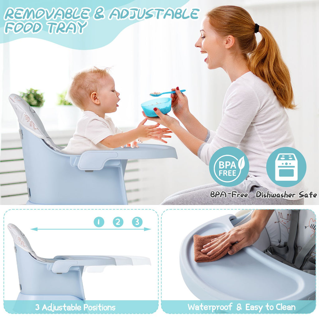 SEDOL 6-in-1 Ultimate Baby-to-Toddler High Chair & Activity Station with Building Block Tabletop Parental Booster Seat and Waterproof PU Leather Cushion – 25kg Capacity