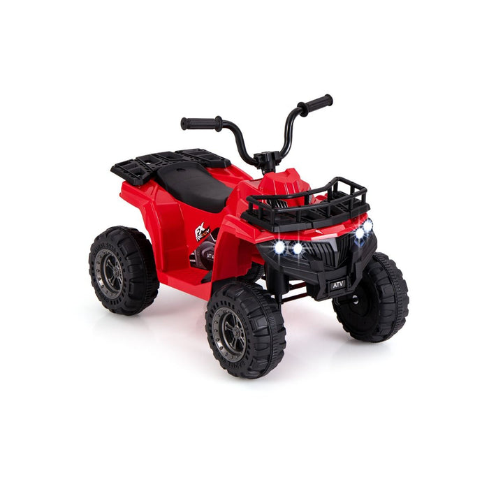 6V Kids Quad Ride-On – One-Button Start ATV with Tread Tires & MP3 Player