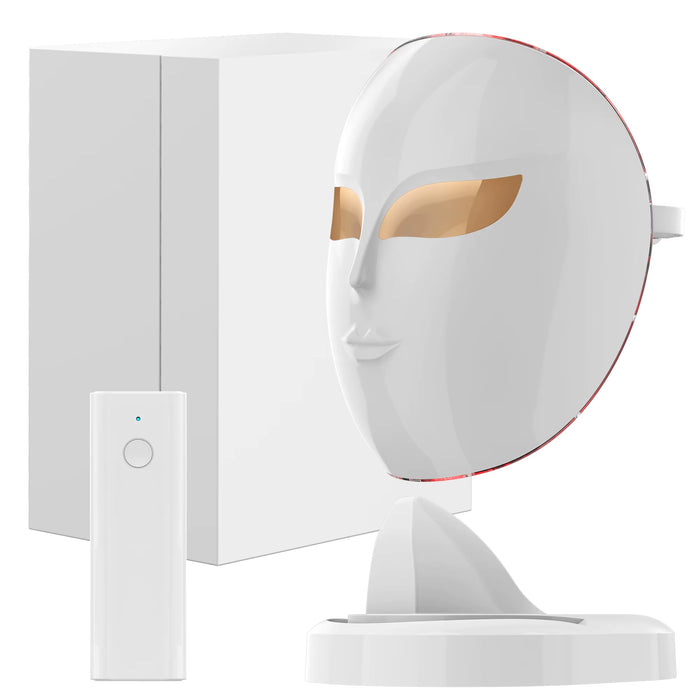 SEDOL LED Light Therapy Facial Mask with Eye Protection – Red Blue Yellow Photon Mask for Anti-Aging, Acne Treatment, Skin Firming & Hydration