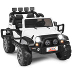 SEDOL 2-Seater 12V Electric Kids Ride-On Truck with Dual Storage Compartments Parental Remote Control High-Capacity 7Ah Battery and All-Terrain Spring Suspension – 50kg Limit