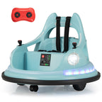 SEDOL 12V High-Performance Kids Bumper Car with 5-Point Safety Harness 360° Zero-Turn Dual Joysticks and 5-Mode LED Light Show – 12V Powered for Ages 3+