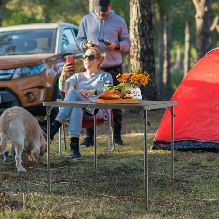 Folding Camping Table with Handle for Indoor Outdoor Use