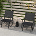 Glider Rocking Chair – Outdoor Swing Seat with Steel Frame & Breathable Fabric