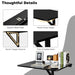 80 X 60 Cm Wall Mounted Folding Table Drop-Leaf Floating Writing Desk