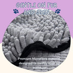 Microfibre Dog Towel - Super Absorbent Quick Drying - 62x23cm
