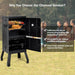 2-Layer Vertical Charcoal Smoker Oven