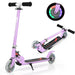 Aluminium Folding Stunt Scooter with LED Wheels – Kids T-Bar Kick Scooter