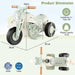 6V Kids Electric Motorcycle – Bubble Maker, Music & LED Headlights