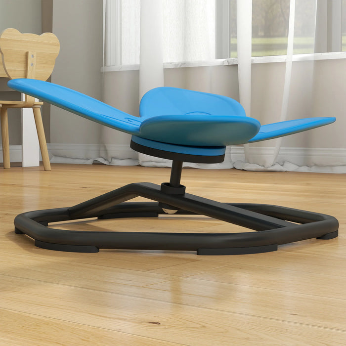 SEDOL Butterfly-Shaped Kids Swivel Chair – 360° Sensory Spinning Seat with Non-Slip Base, Steel Frame & Wide Fun Design for Ages 3-6