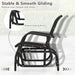 Glider Rocking Chair – Outdoor Swing Seat with Steel Frame & Breathable Fabric