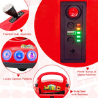 SEDOL 12V High-Performance Kids Bumper Car with 360° Rotation Parental Remote Control Wireless Bluetooth Audio and LED Light Show – 30kg Capacity