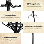 Wooden Coat and Hat Stand