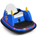SEDOL Kids 6V Electric Bumper Car for Toddlers 360° Zero-Turn Waltz Car with Parental Remote Control Wall-Safe Rubber Bumper and Flashing LED Light Show