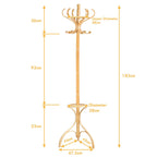 Wooden Coat and Hat Stand