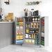 2-Door Pantry Cabinet with 6 Adjustable Shelves