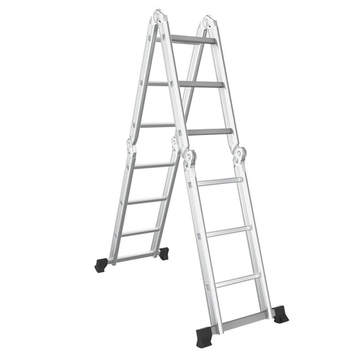 7-In-1 Folding Multi-Purpose Extension Aluminum Ladder