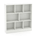 8-Cube Bookshelf with 2 Anti-Tipping Kits and Display Shelf for Home