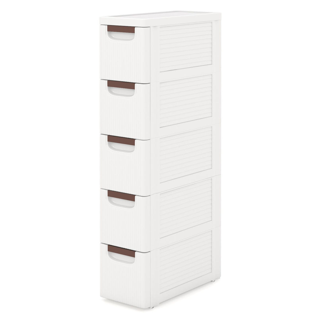 3/4/5-Drawer Narrow Storage Cabinet for Small Space
