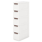 3/4/5-Drawer Narrow Storage Cabinet for Small Space