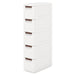 3/4/5-Drawer Narrow Storage Cabinet for Small Space