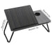 Multifunctional Foldable Bed Table – Portable Adjustable Laptop Desk with Cup Holder, Height & Angle Adjustable