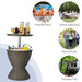 30L Patio Ice Cooler Table – Outdoor Drinks Storage