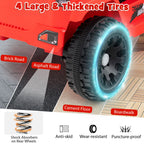 SEDOL 12V Electric Ride-On Truck for Kids with Parental Remote Control Dual 25W Motors All-Terrain Shock Absorbers LED Headlights and Soft-Start Safety System