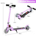 Aluminium Folding Stunt Scooter with LED Wheels – Kids T-Bar Kick Scooter