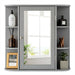 3-Tier Mirrored Wall Mounted Bathroom Cabinet