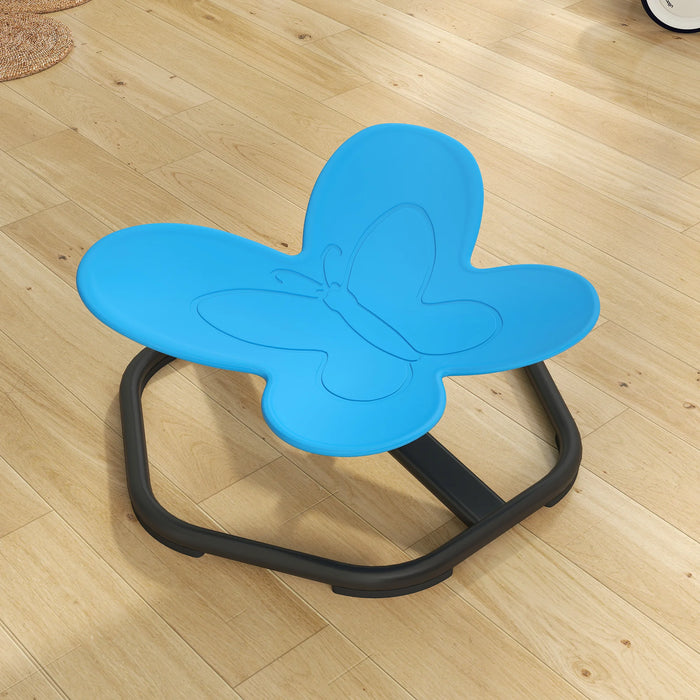 SEDOL Butterfly-Shaped Kids Swivel Chair – 360° Sensory Spinning Seat with Non-Slip Base, Steel Frame & Wide Fun Design for Ages 3-6