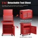 High-Capacity Rolling Tool Cabinet – Lockable Wheels, Metal 2‑in‑1 Chest & Base