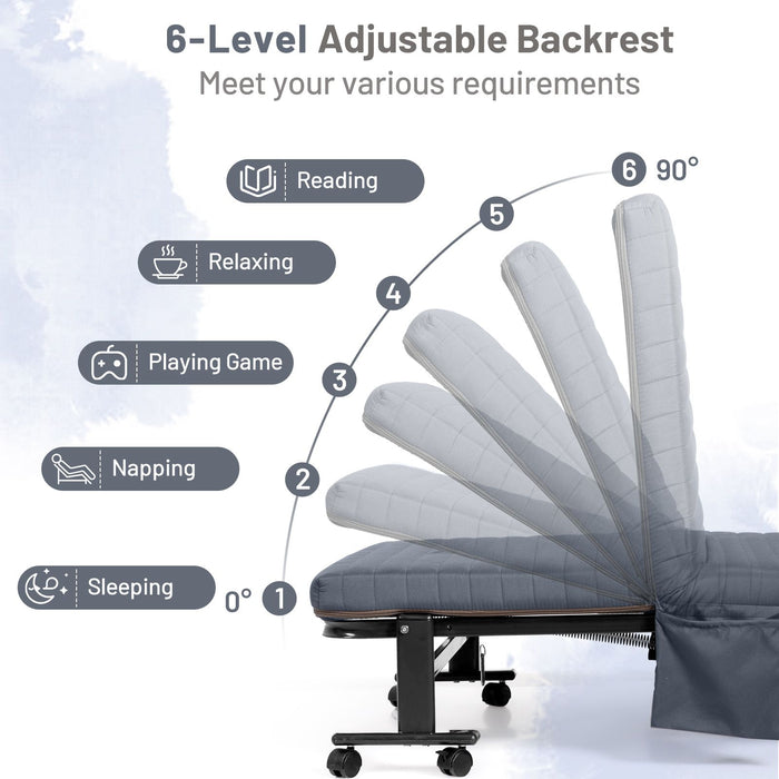 Folding Sofa Bed with Mattress