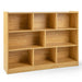 3-Tier Wooden Cube Bookcase with 8 Compartments