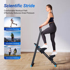 Stair Stepper Machine – Folding Vertical Climber, Compact Cardio Exercise Equipment