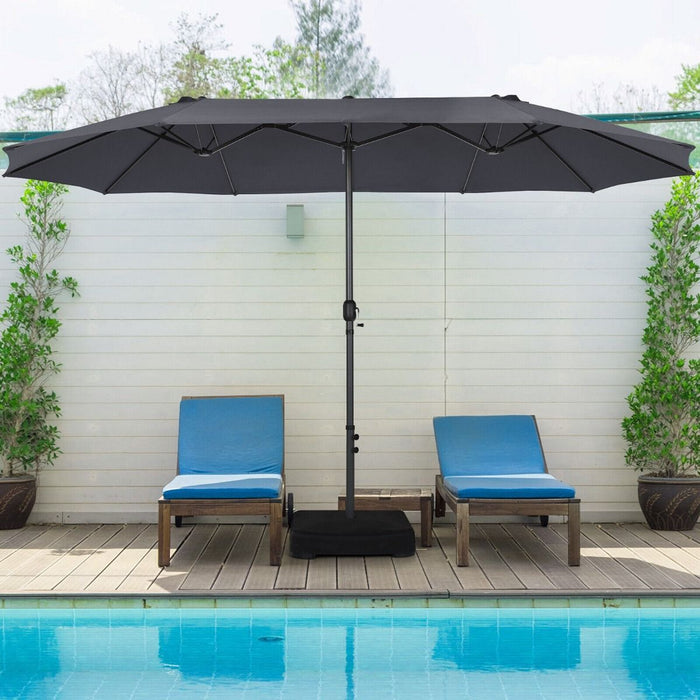 4.5m Double-Sided Outdoor Garden Parasol