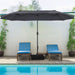 4.5m Double-Sided Outdoor Garden Parasol