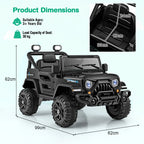 SEDOL 12V High-Performance Kids Ride-On Truck with Parental Remote Control Dual 35W Motors All-Terrain Traction and Wireless Bluetooth Music Player