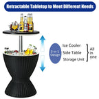 30L Patio Ice Cooler Table – Outdoor Drinks Storage