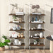 5-Tier Ladder Shelf with Steel Frame for Living Room Bedroom Office