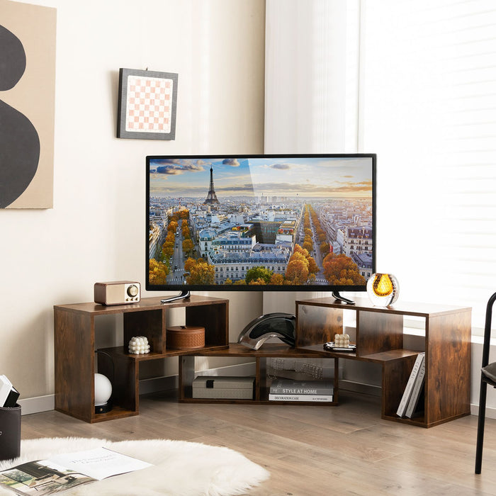 3 Pieces Convertible TV Stand for Tvs up to 65 Inches