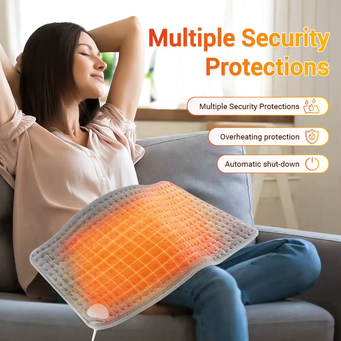 SEDOL Electric Heated Waist Pad Massage Belt Adjustable Temperature Hot Compress for Abdomen Uterus Lumbar Pain Relief Thermal Support