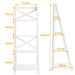 4 Tier Wooden Ladder Shelving Unit