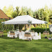 Pop-Up Canopy Gazebo Tent with 6 Removable Sidewalls & Carry Bag