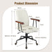 Adjustable Velvet Rocking Leisure Chair with Padded Seat