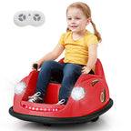 SEDOL 12V High-Torque Kids Bumper Car with Dual 10,000 RPM Motors 360° Zero-Turn Dual Levers Parental Remote Control and Wall-Safe Reinforced Bumper