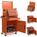 High-Capacity Rolling Tool Cabinet – Lockable Wheels, Metal 2‑in‑1 Chest & Base
